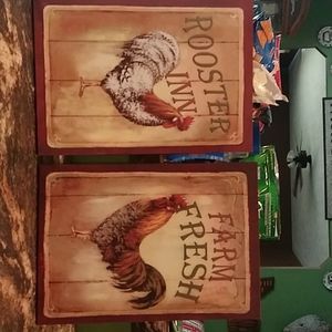 Rooster wall pictures